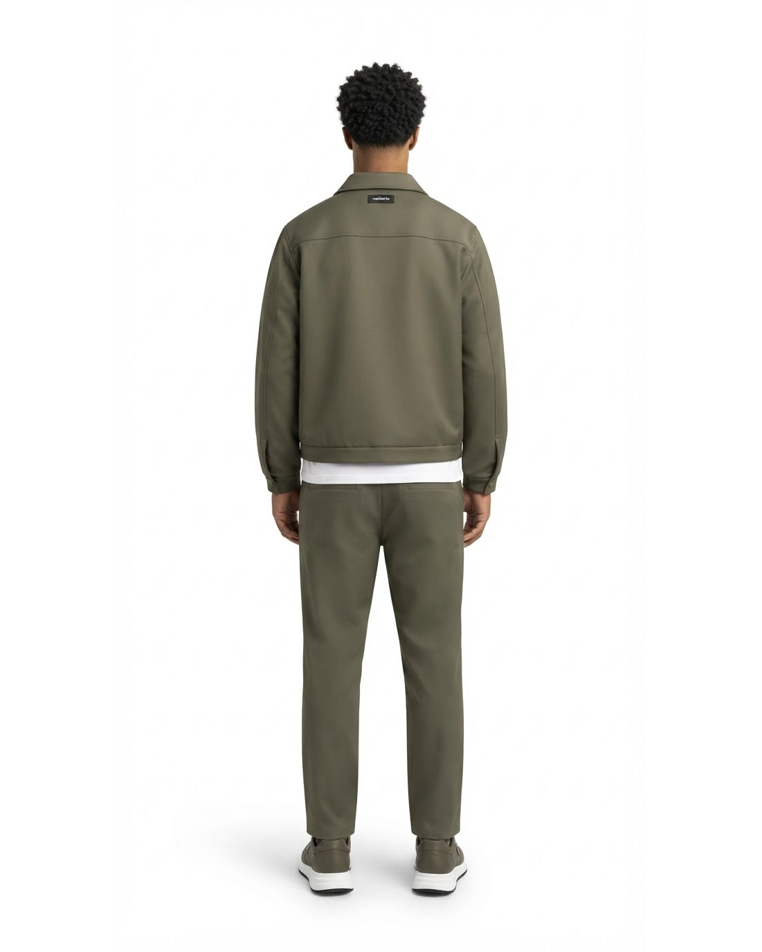 Ensemble Veste Kaki & Pantalon Kaki + Baskets