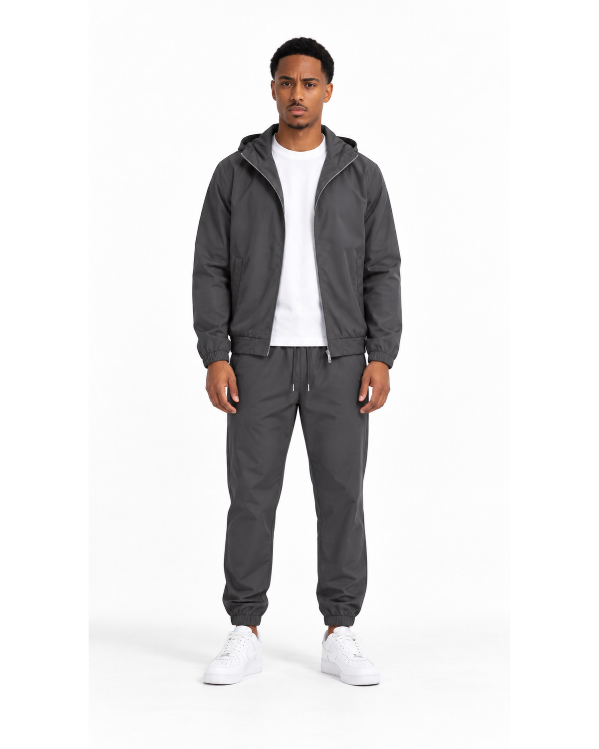 Veste à Capuche Grise