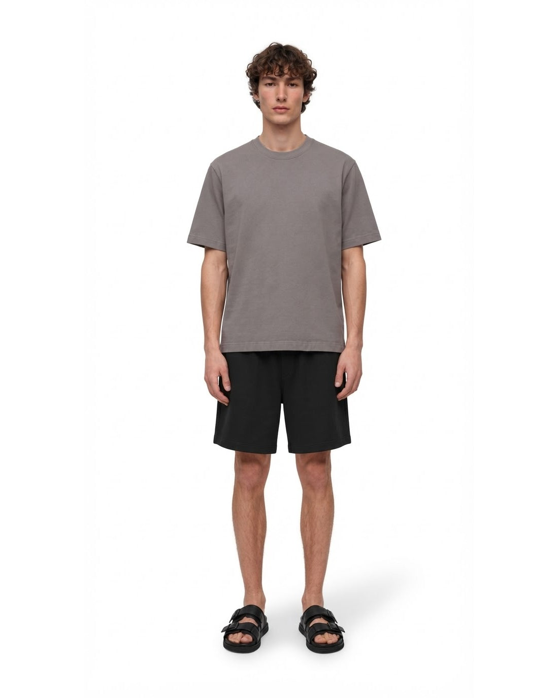 T-shirt Gris Taupe