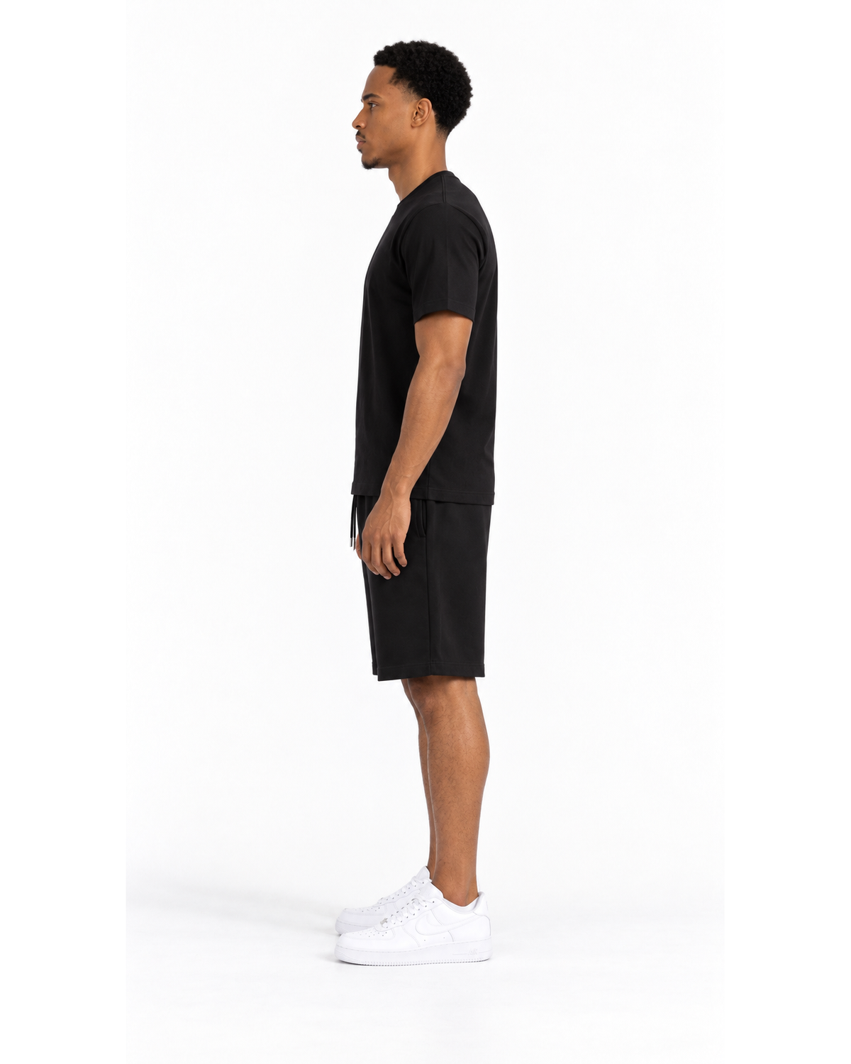 Ensemble T-shirt Noir & Short Noir