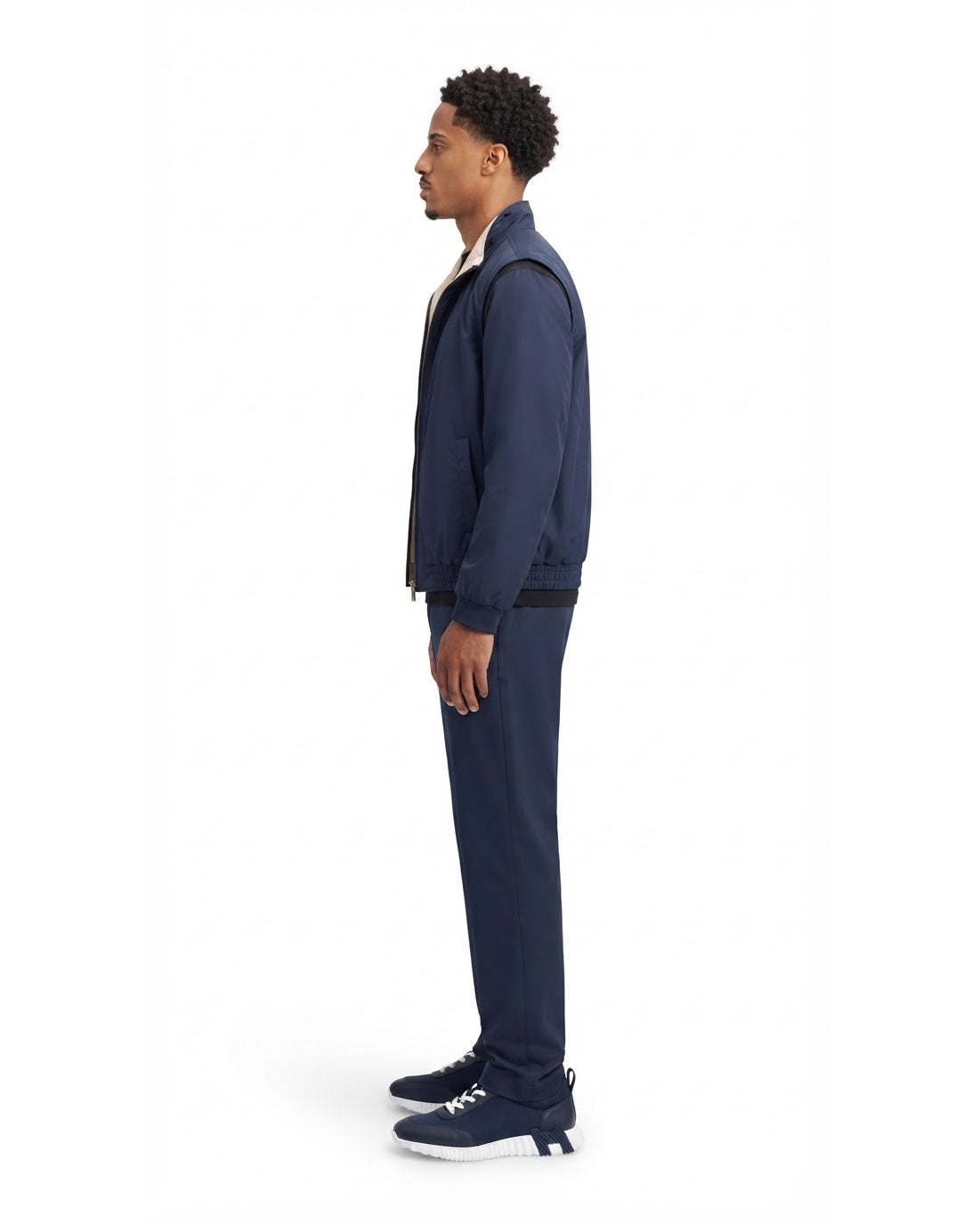 Ensemble Blouson Marine & Pantalon Marine + Baskets