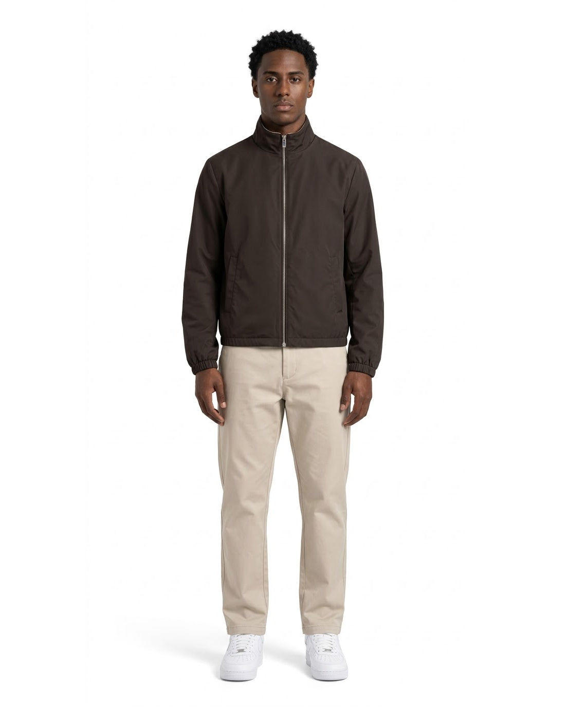 Veste Zippée Marron