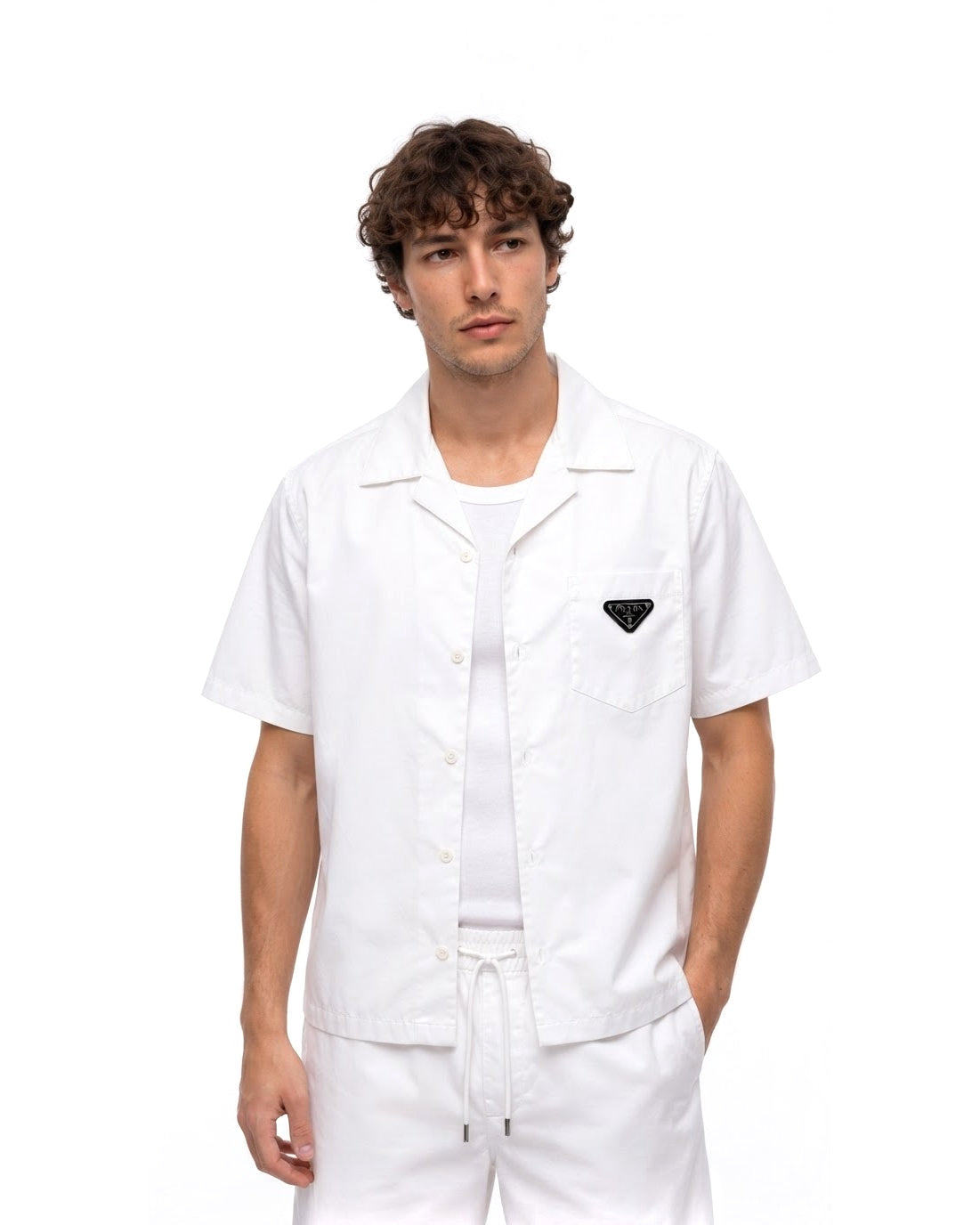 Chemise Manches Courtes Blanche