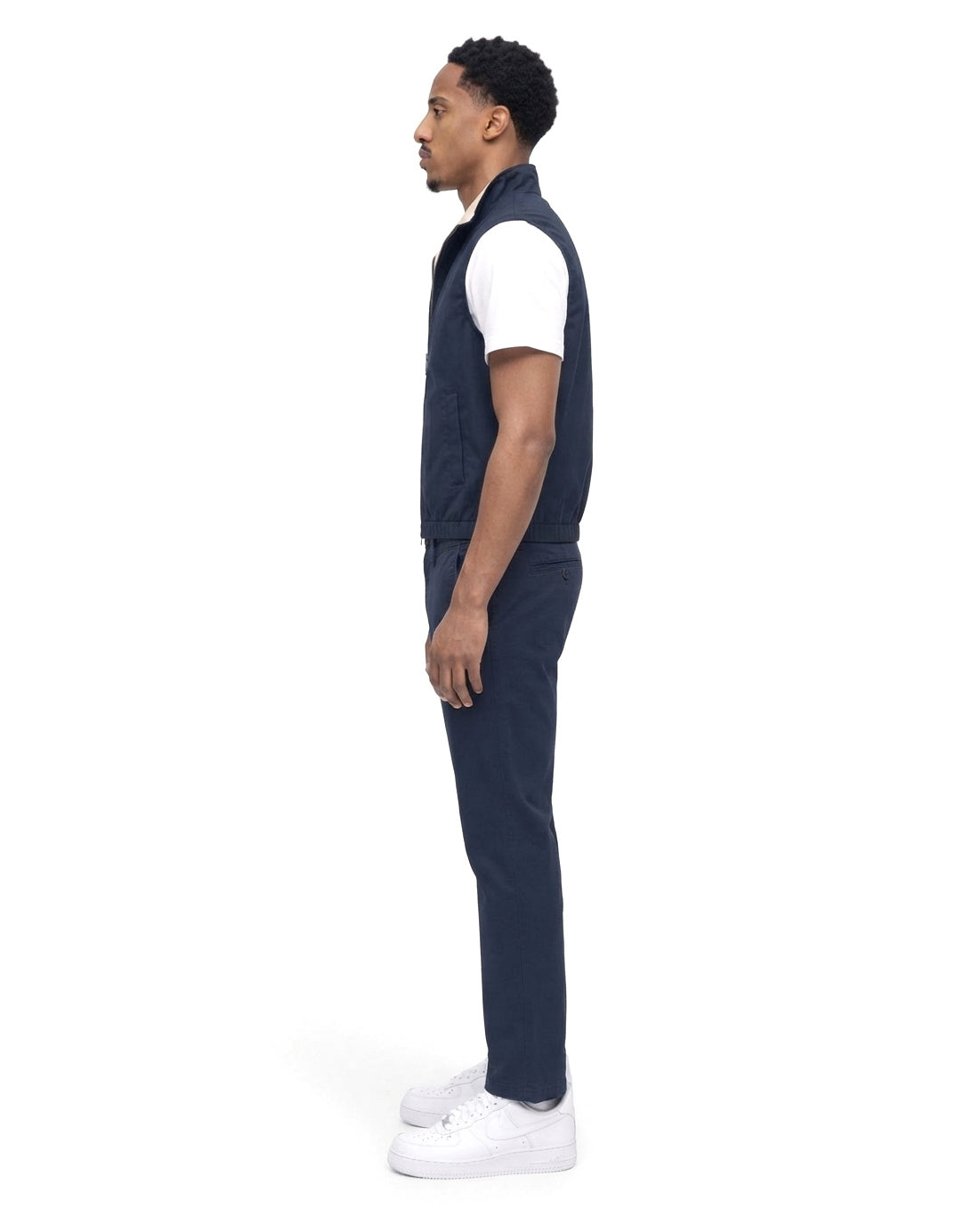 Ensemble Gilet Sans Manches Marine & Pantalon Marine