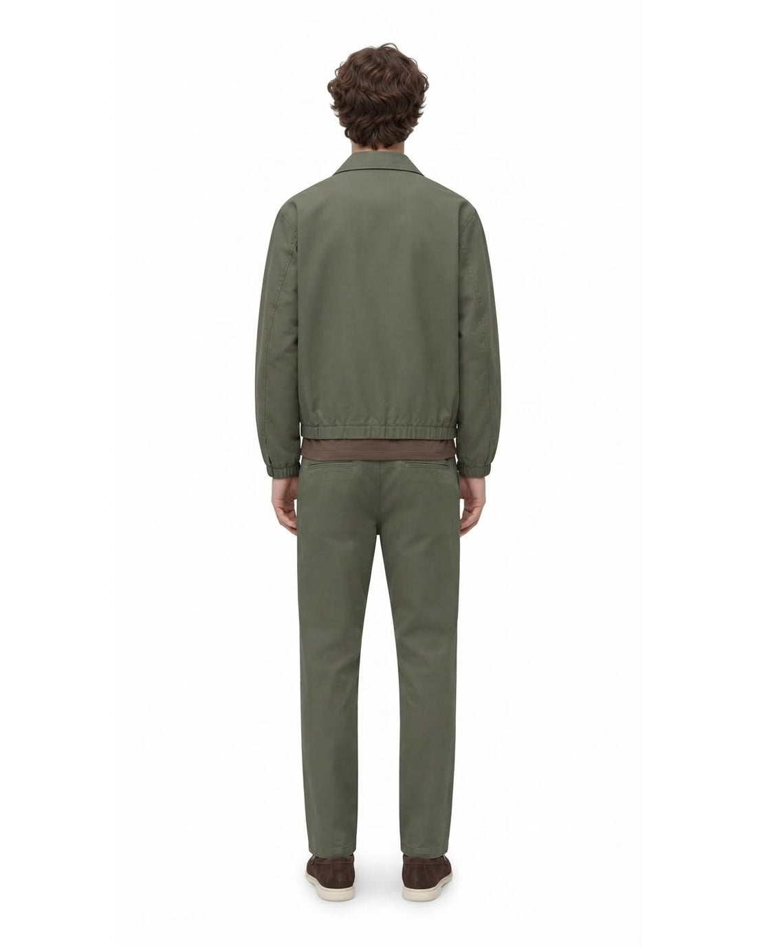 Ensemble Veste Kaki & Pantalon Kaki + Chaussures