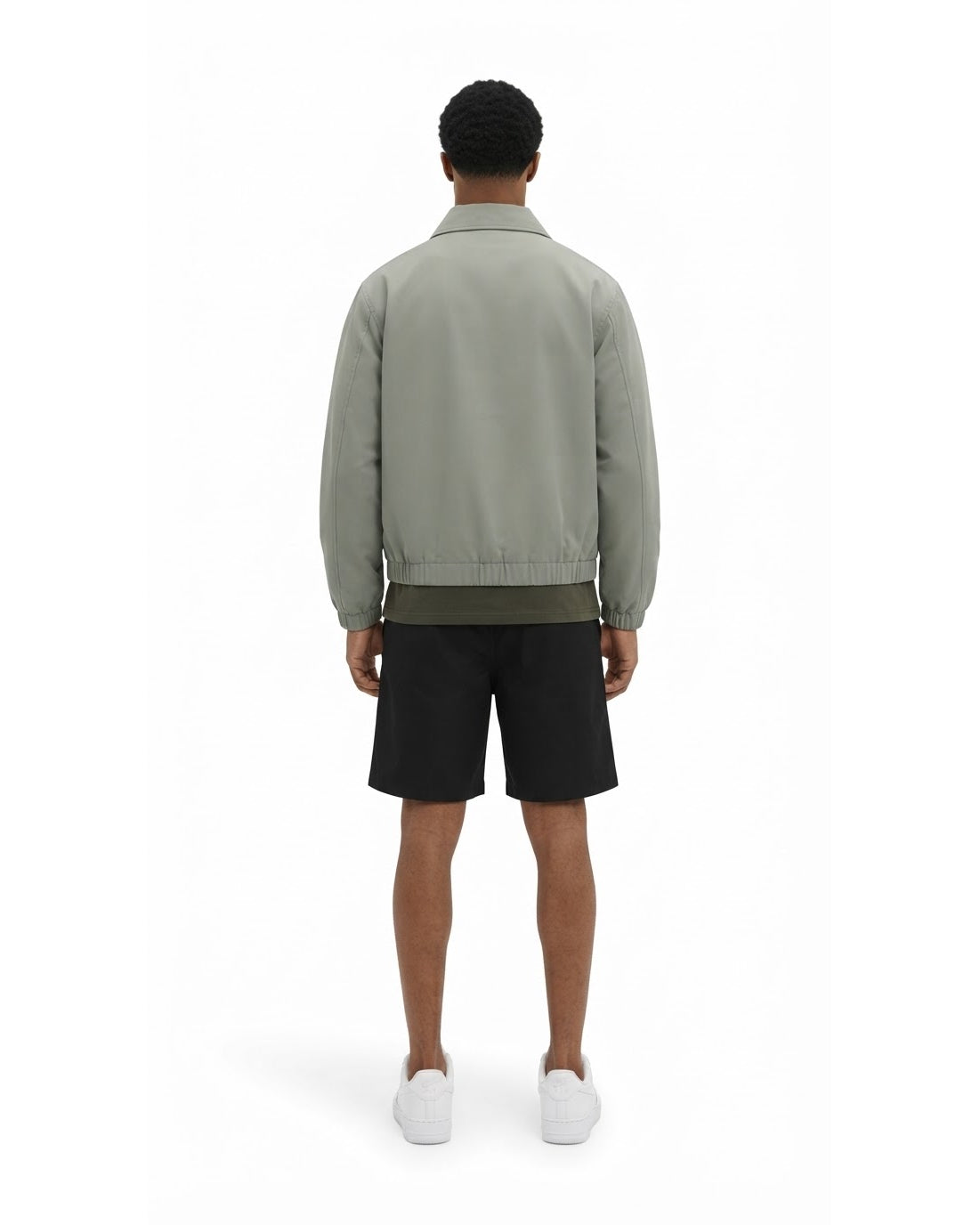 Ensemble Veste Vert Sauge & Short Noir