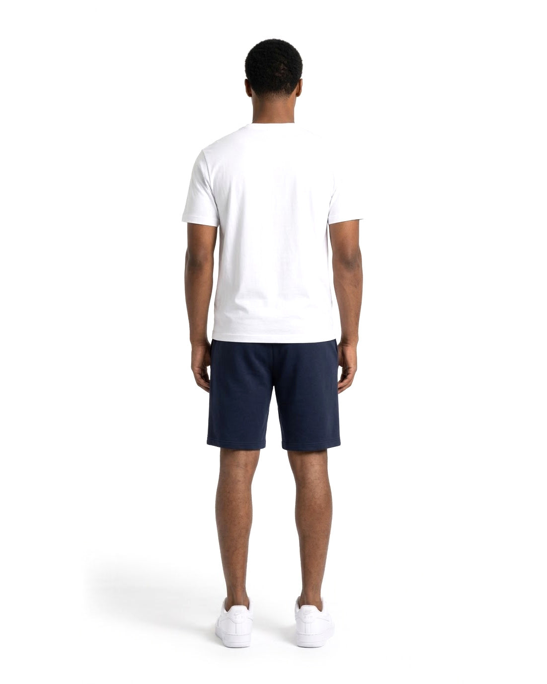 Ensemble T-shirt Blanc & Short Marine