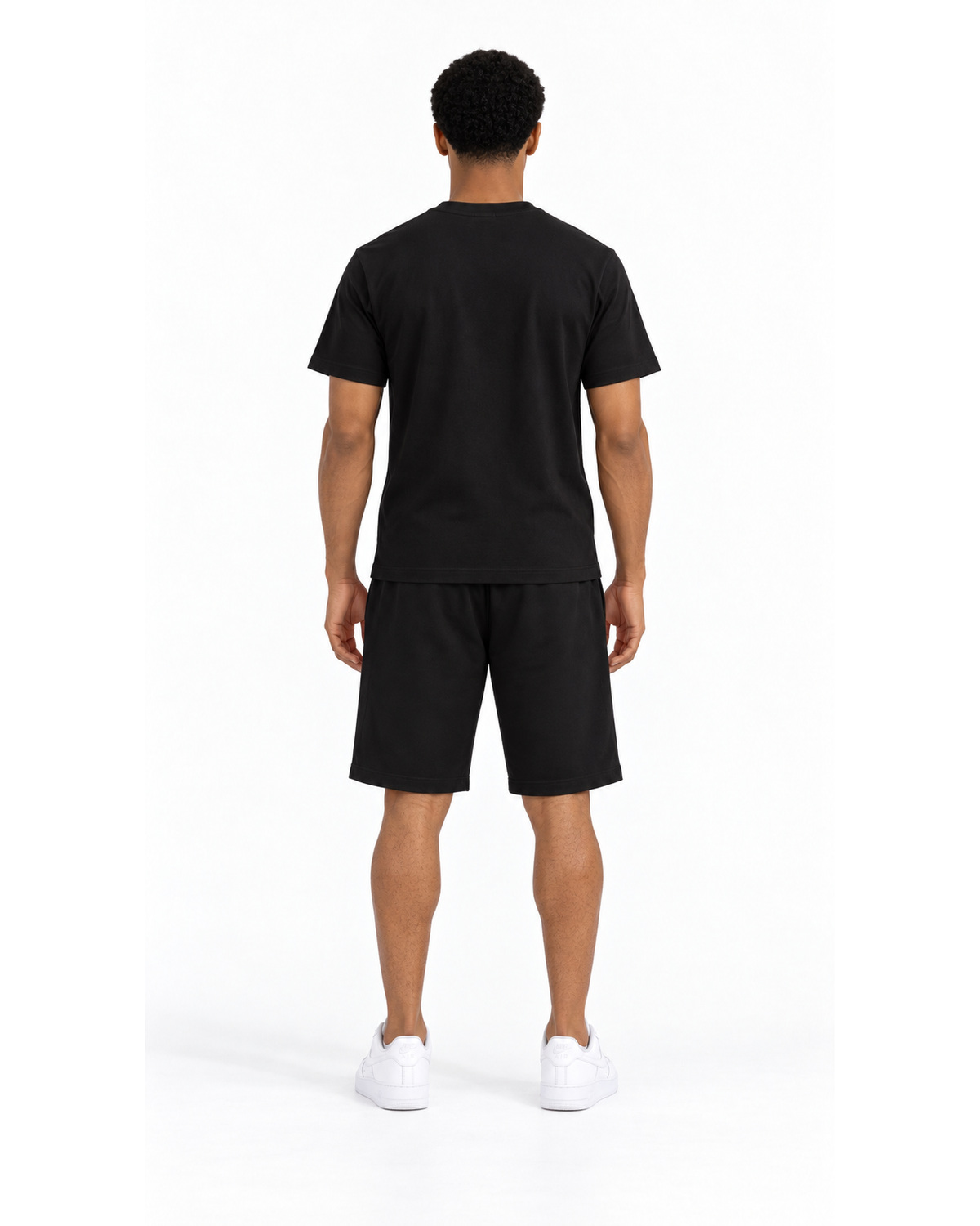 Ensemble T-shirt Noir & Short Noir