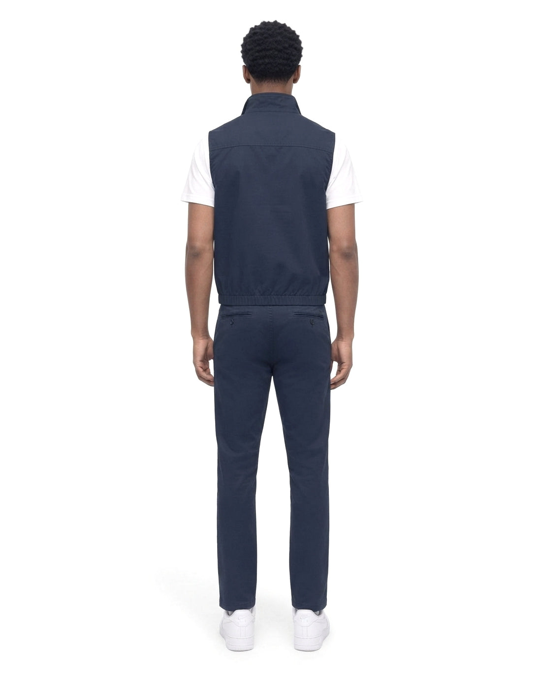 Ensemble Gilet Sans Manches Marine & Pantalon Marine