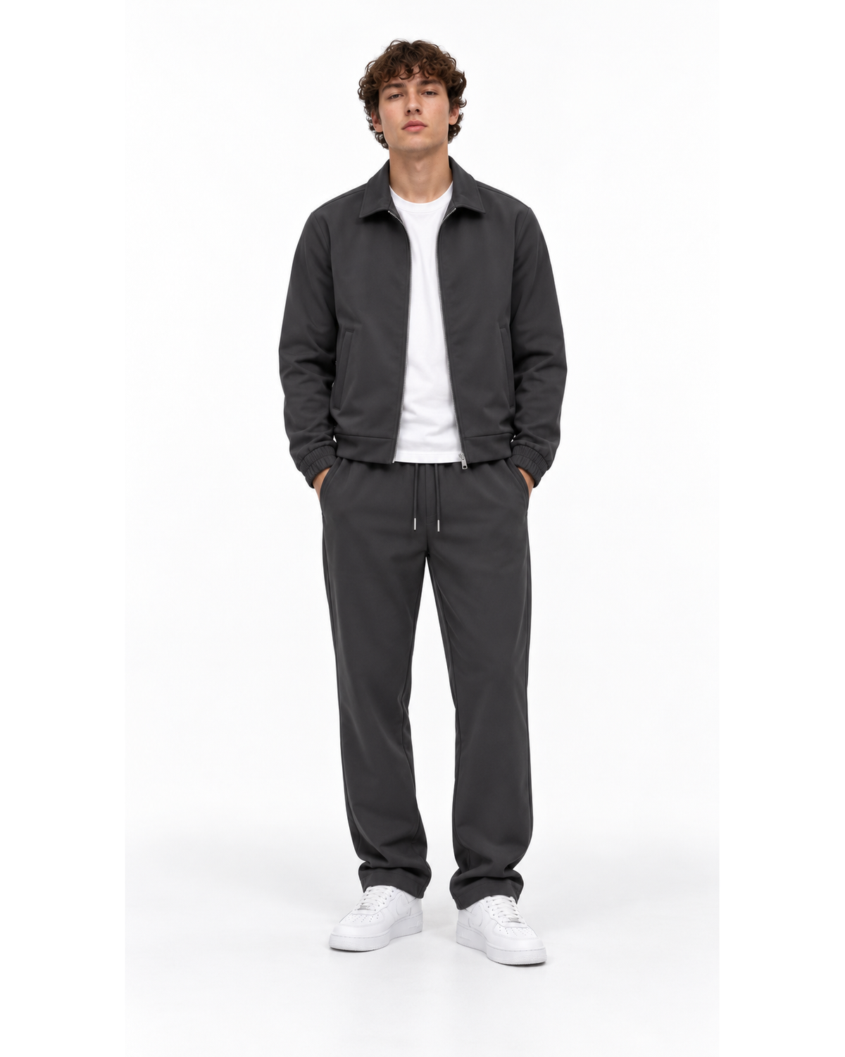 Ensemble Veste Gris Anthracite & Pantalon Gris Anthracite