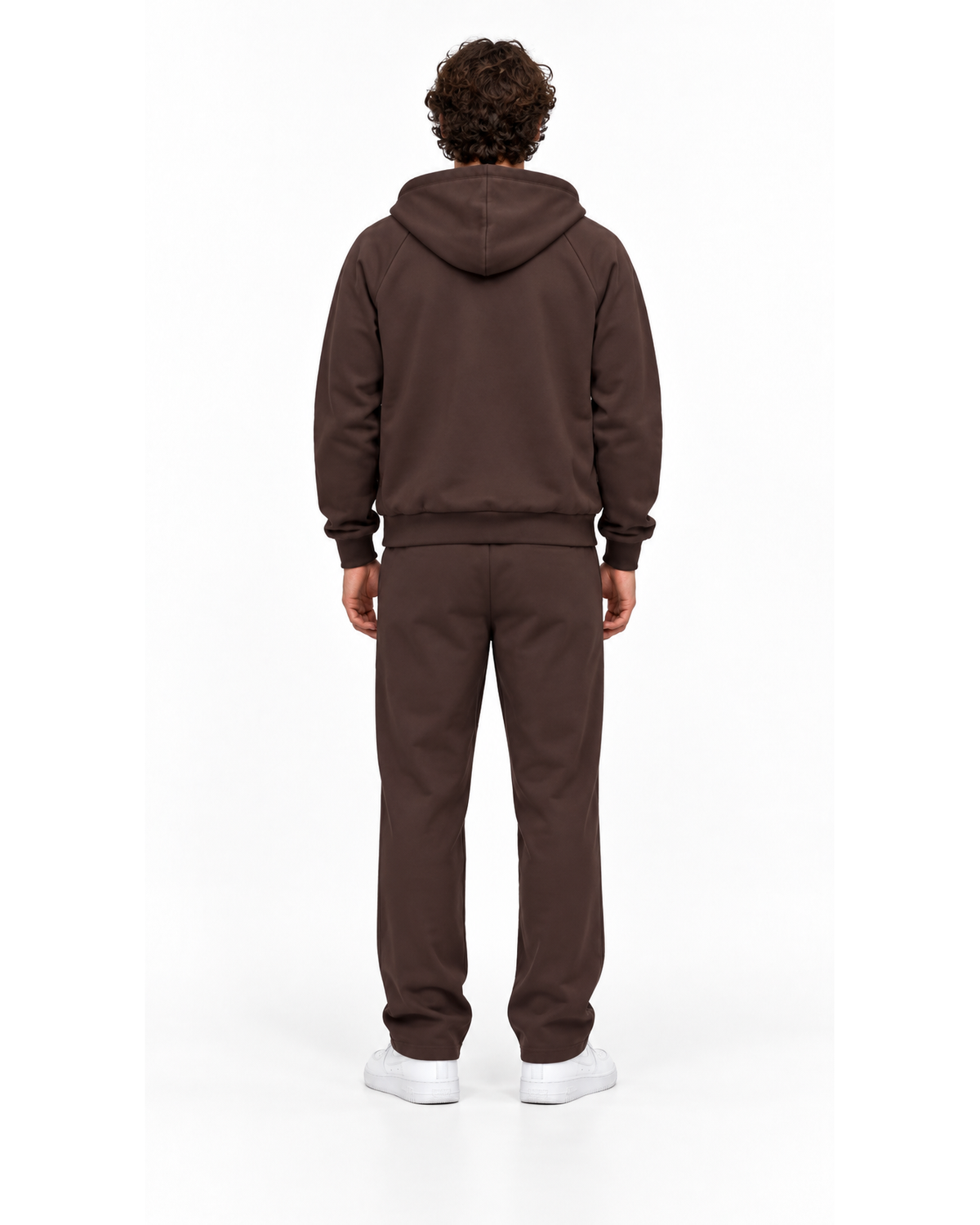 Ensemble Veste à Capuche Marron & Pantalon Marron