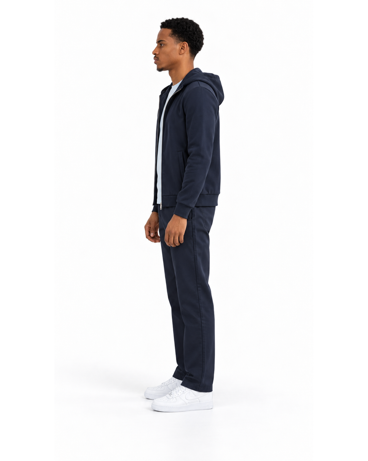 Ensemble Veste à Capuche Marine & Pantalon Marine