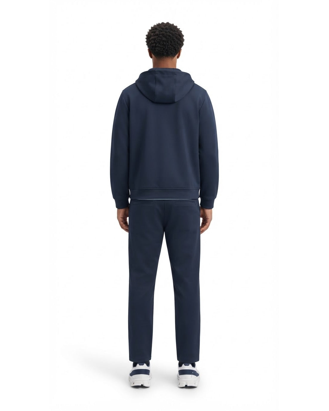 Ensemble Veste à Capuche Marine & Pantalon Marine + Baskets