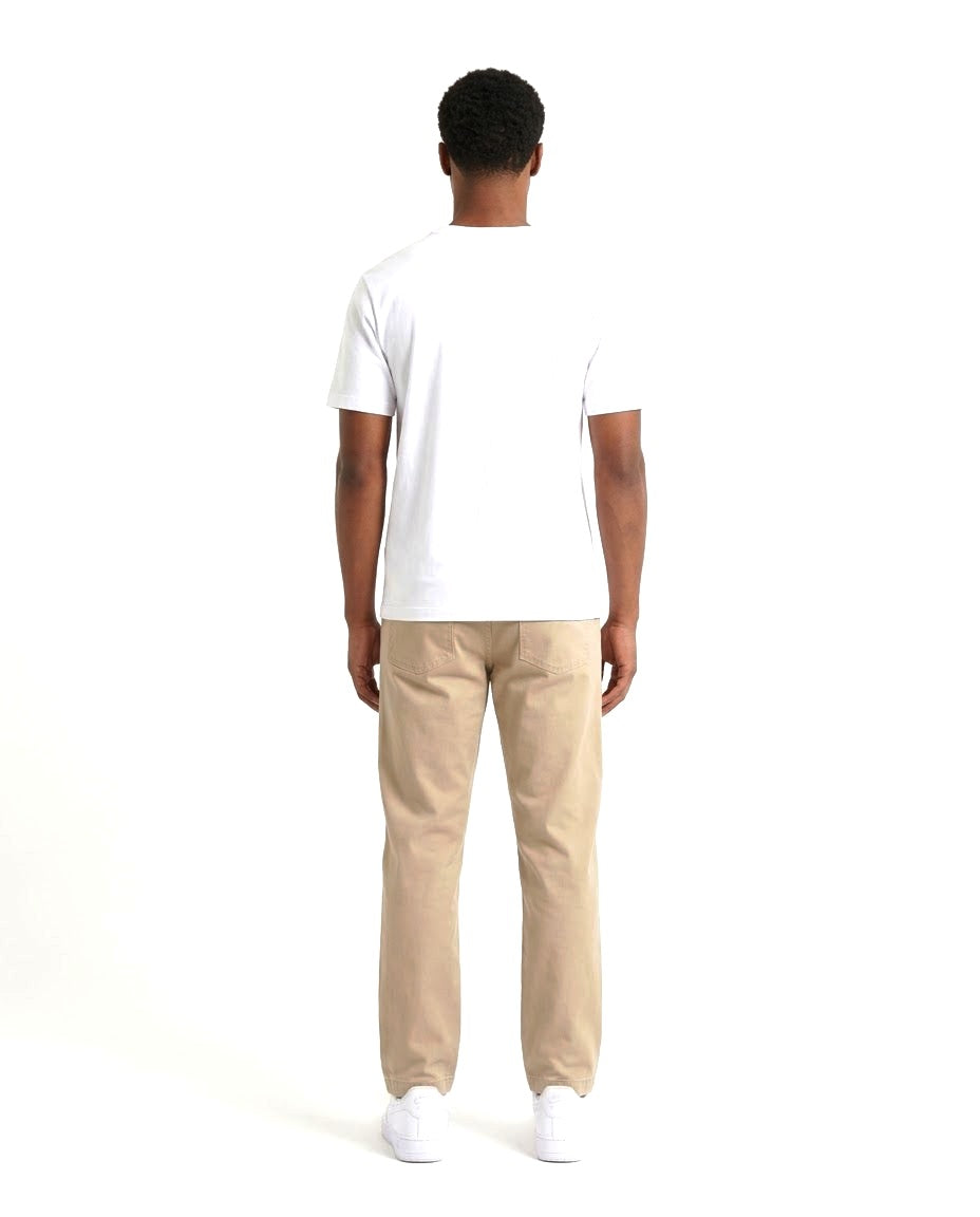 Ensemble T-shirt Blanc & Pantalon Beige