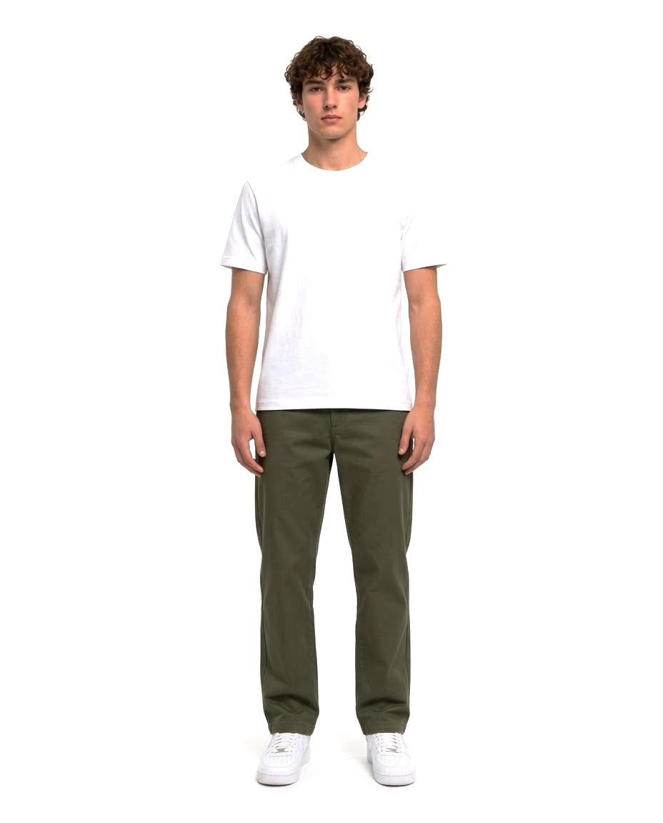 Ensemble T-shirt Blanc & Pantalon Kaki