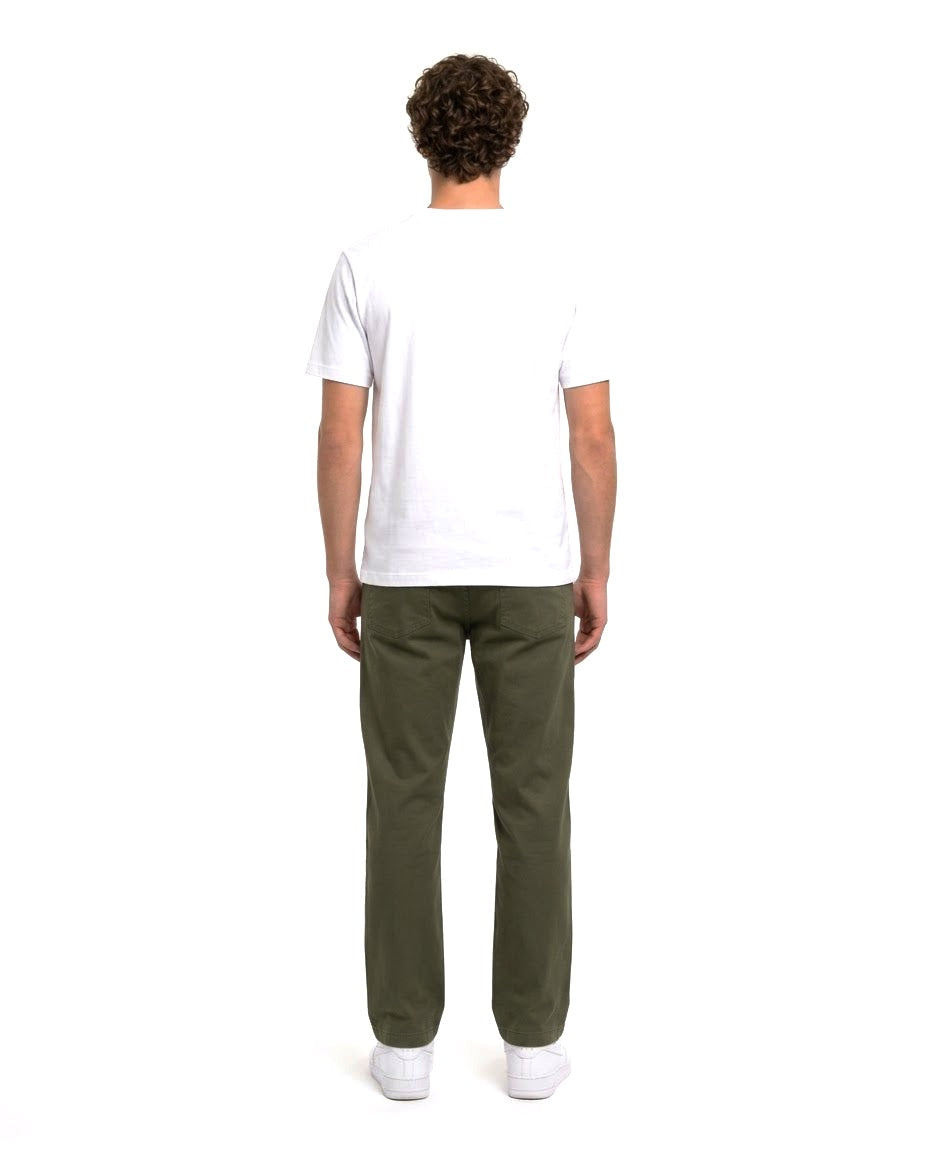 Ensemble T-shirt Blanc & Pantalon Kaki