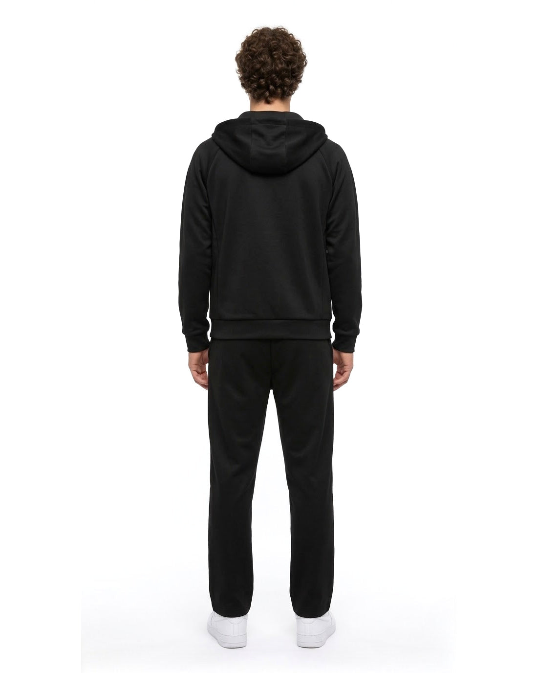 Ensemble Veste à Capuche Noire & Pantalon Noir