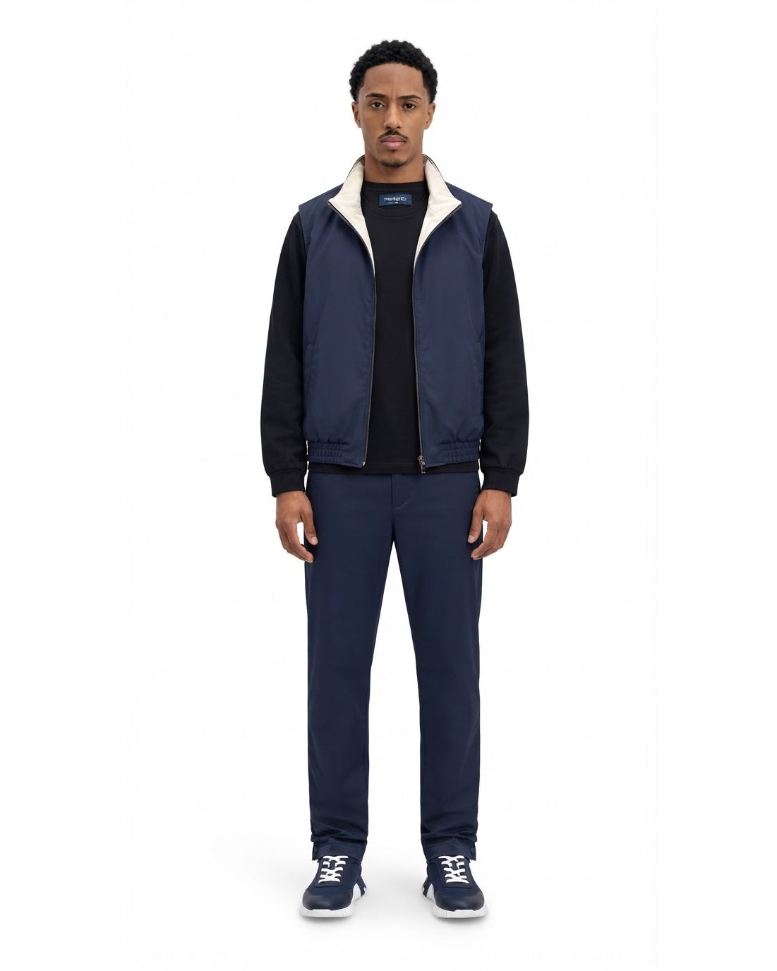 Ensemble Blouson Marine & Pantalon Marine + Baskets