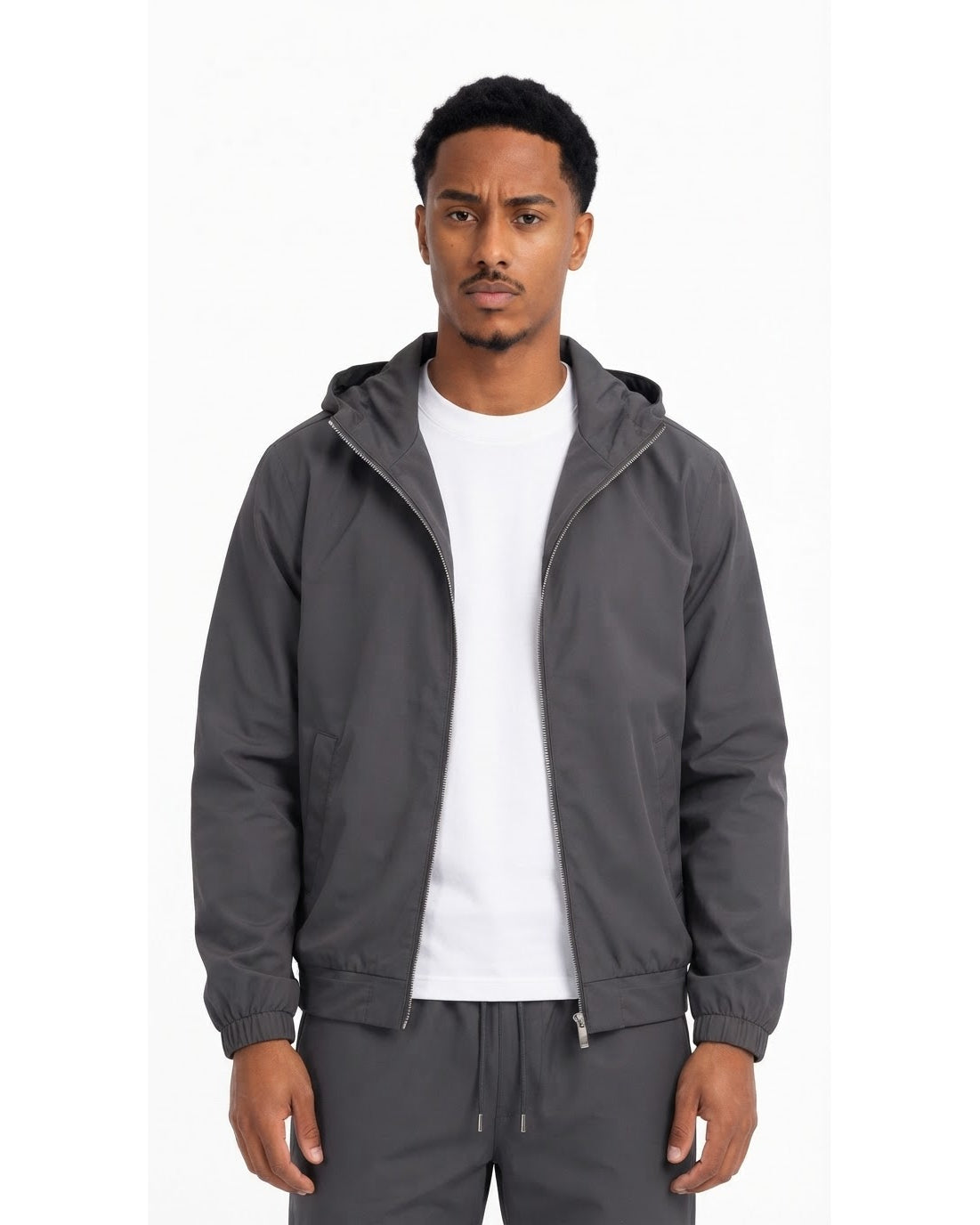 Veste à Capuche Grise