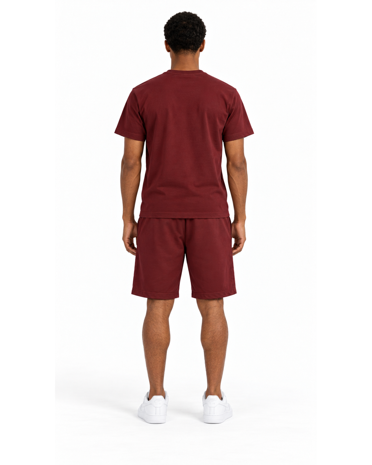 Ensemble T-shirt Bordeaux & Short Bordeaux