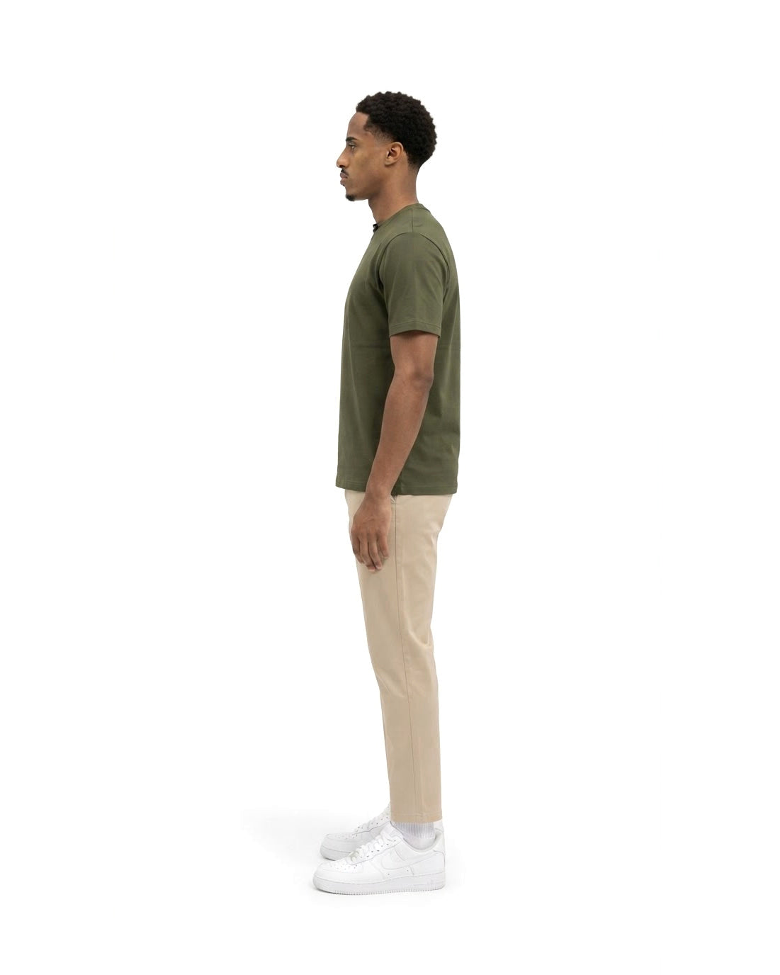 Ensemble T-shirt Kaki & Pantalon Beige