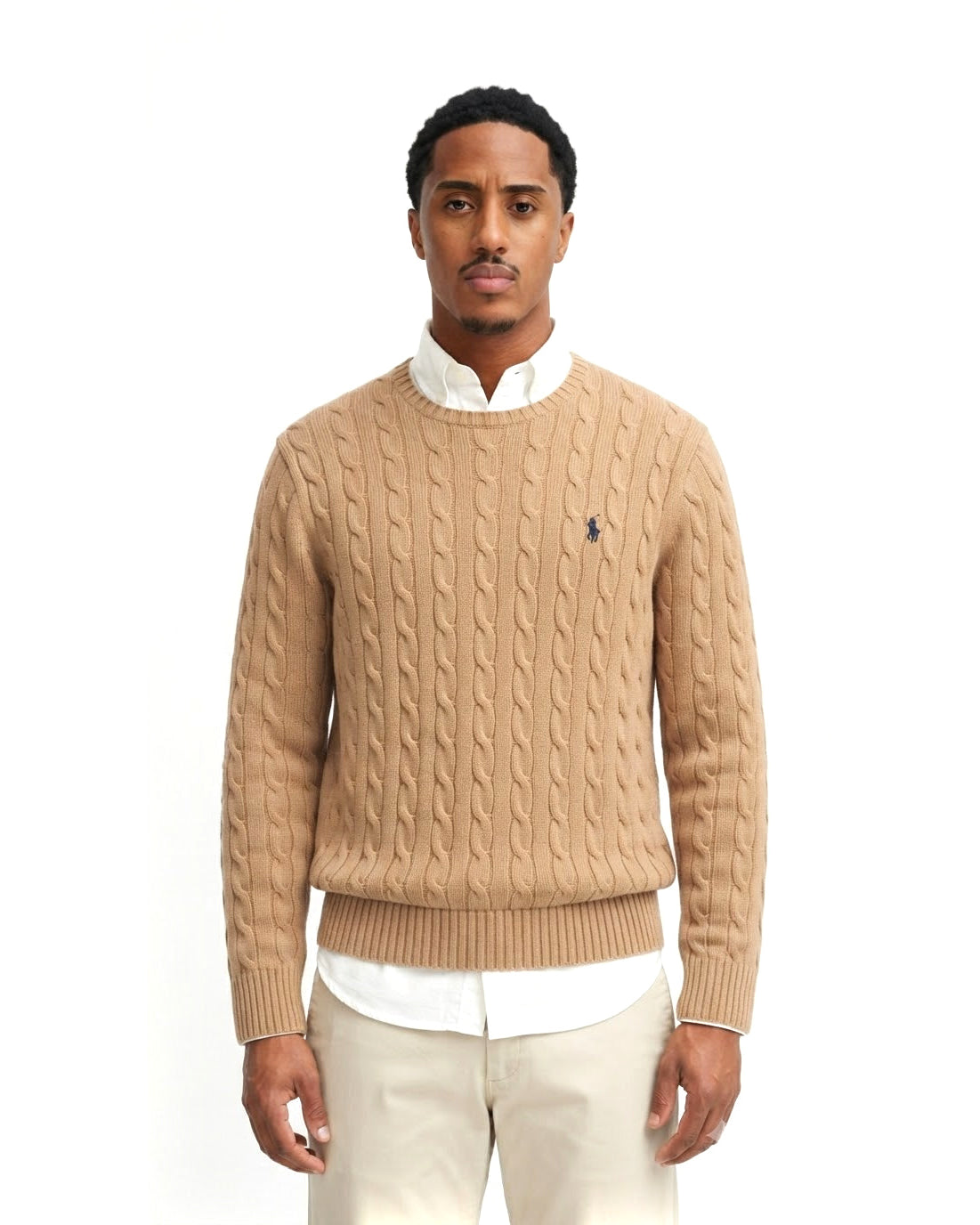 Pull Torsadé Camel