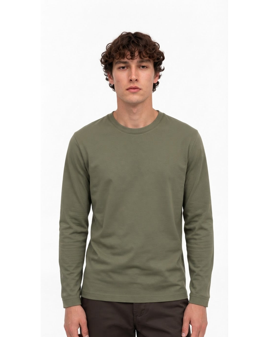 T-shirt Manches Longues Kaki