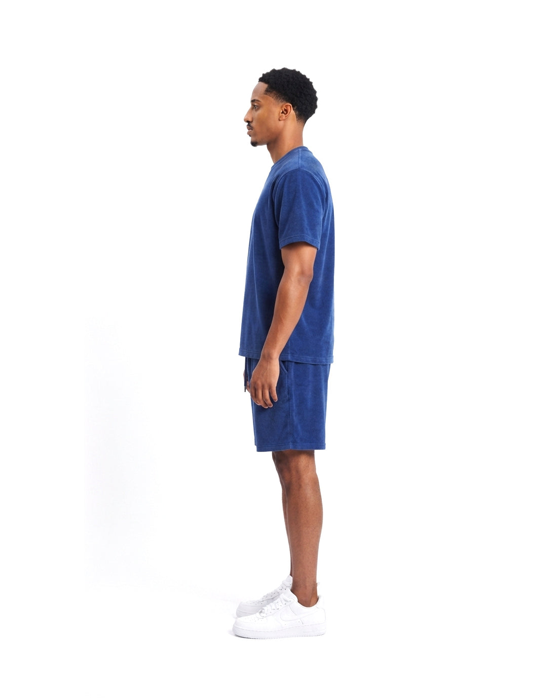 Ensemble T-shirt Éponge Bleu Roi & Short Bleu Roi