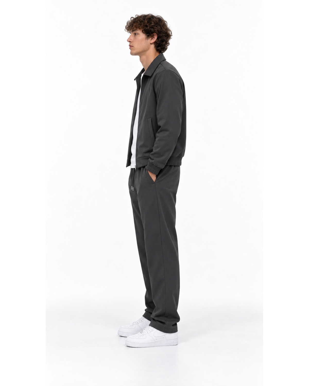 Ensemble Veste Gris Anthracite & Pantalon Gris Anthracite