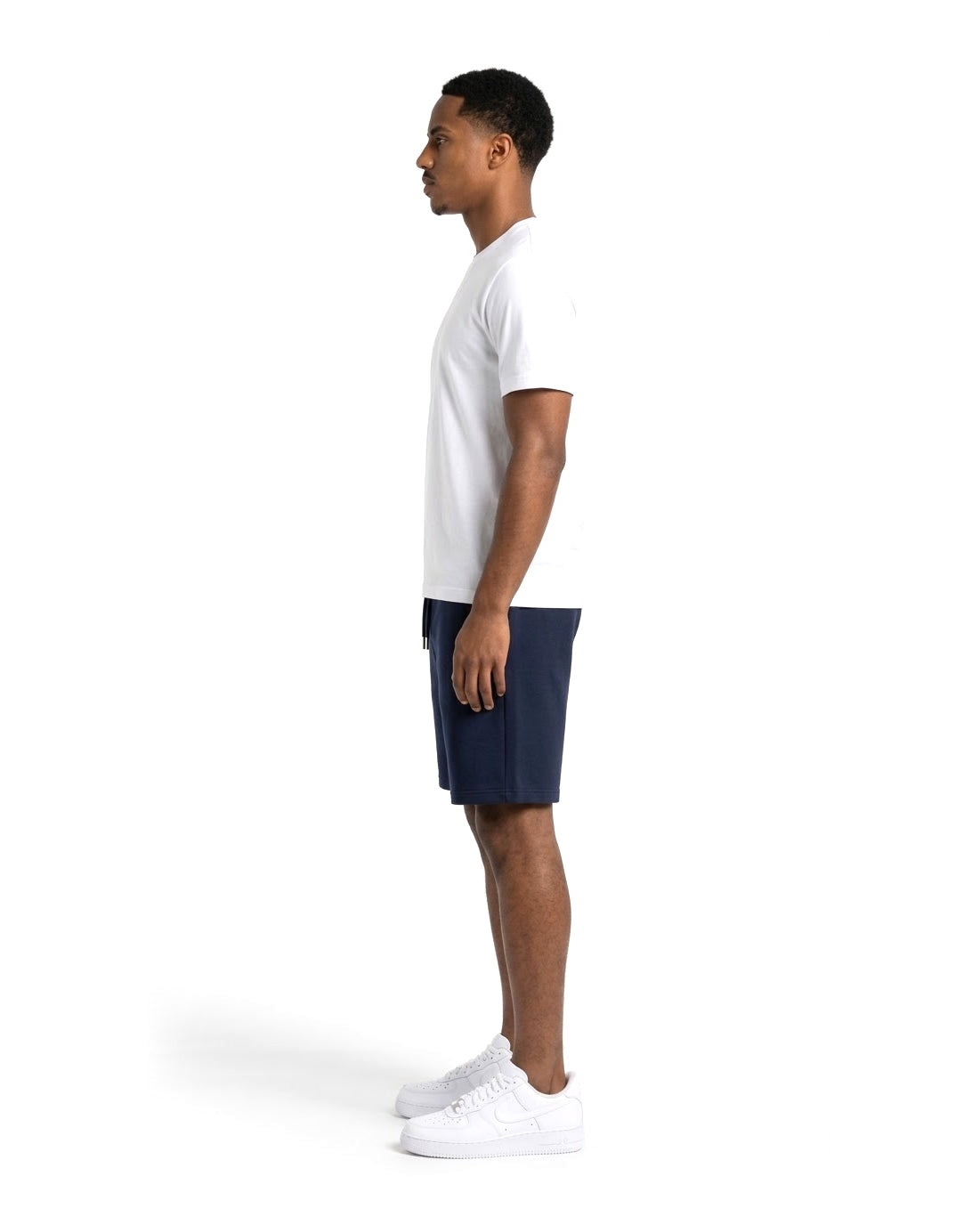 Ensemble T-shirt Blanc & Short Marine