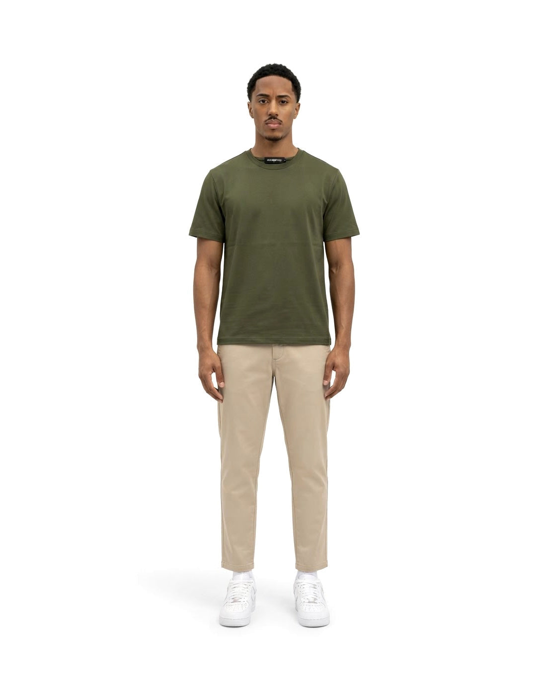 Ensemble T-shirt Kaki & Pantalon Beige