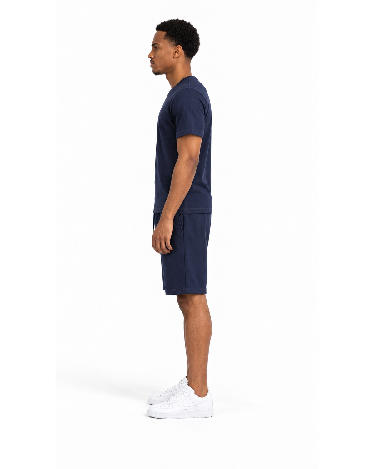 Ensemble T-shirt Marine & Short Marine