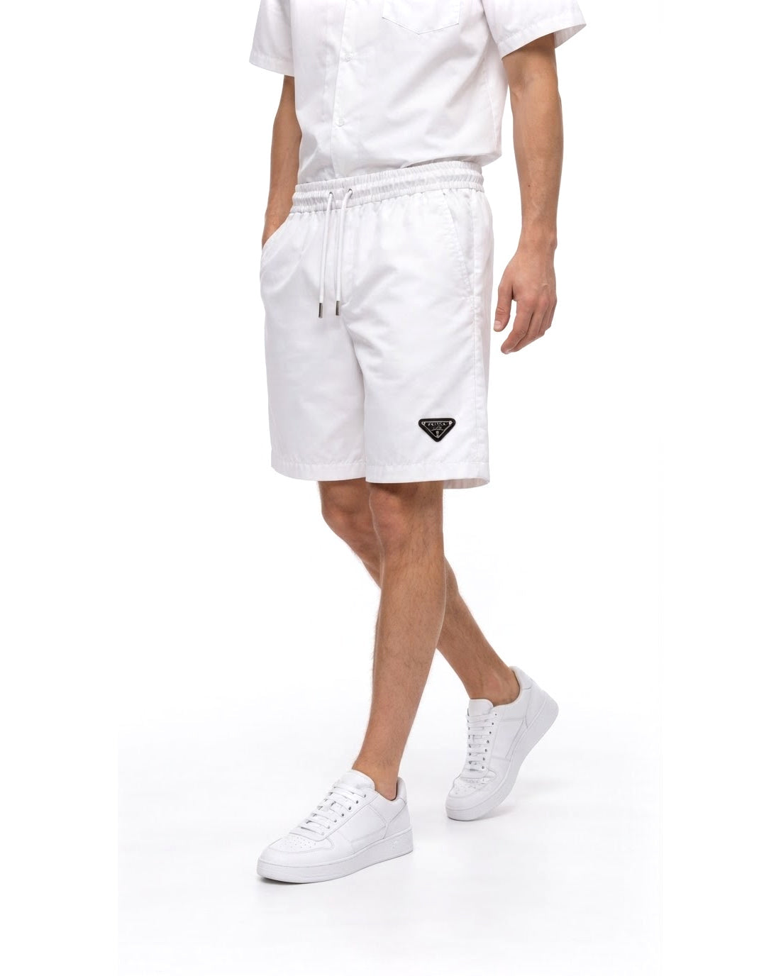 Short Blanc à Cordon