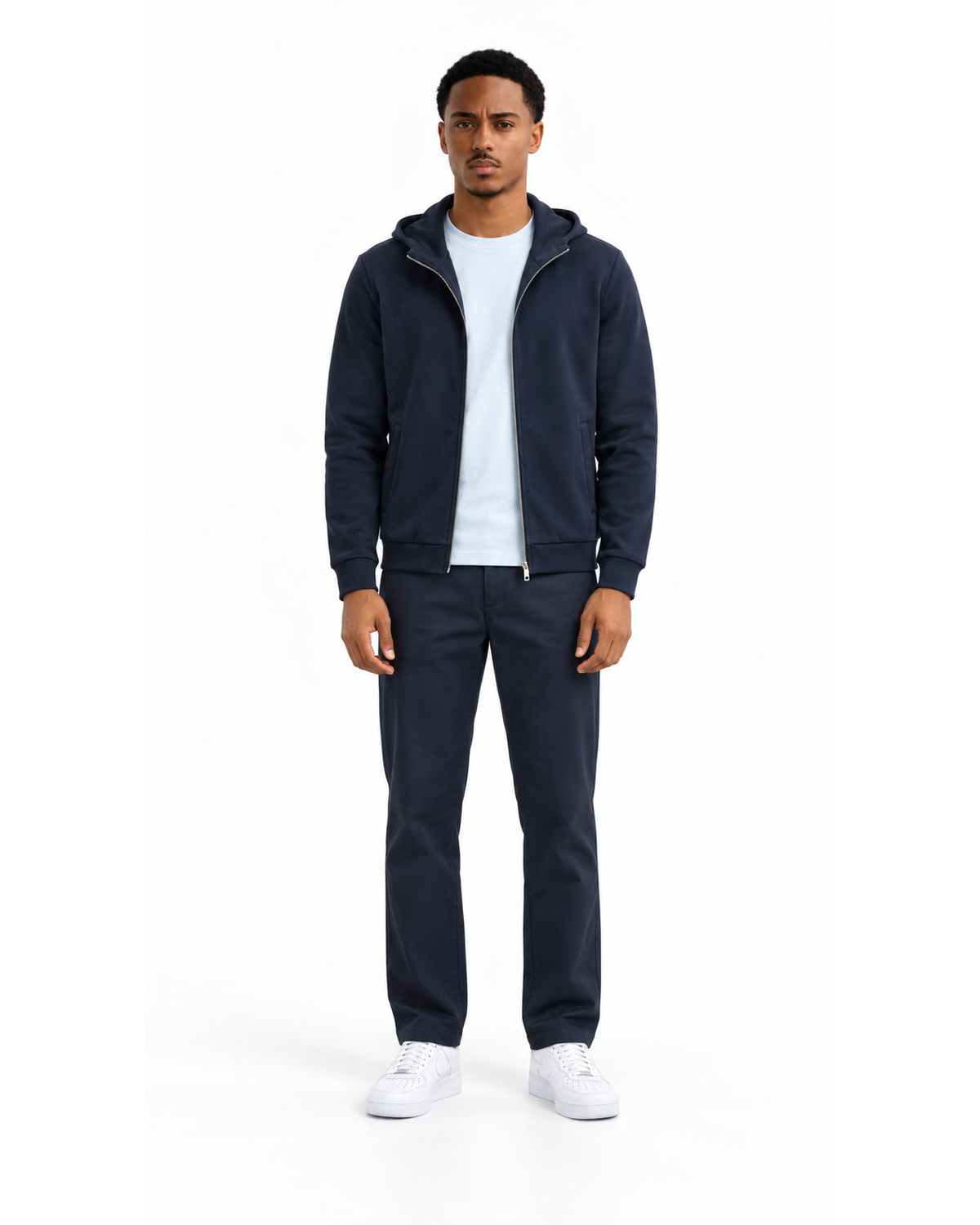 Veste à Capuche Marine