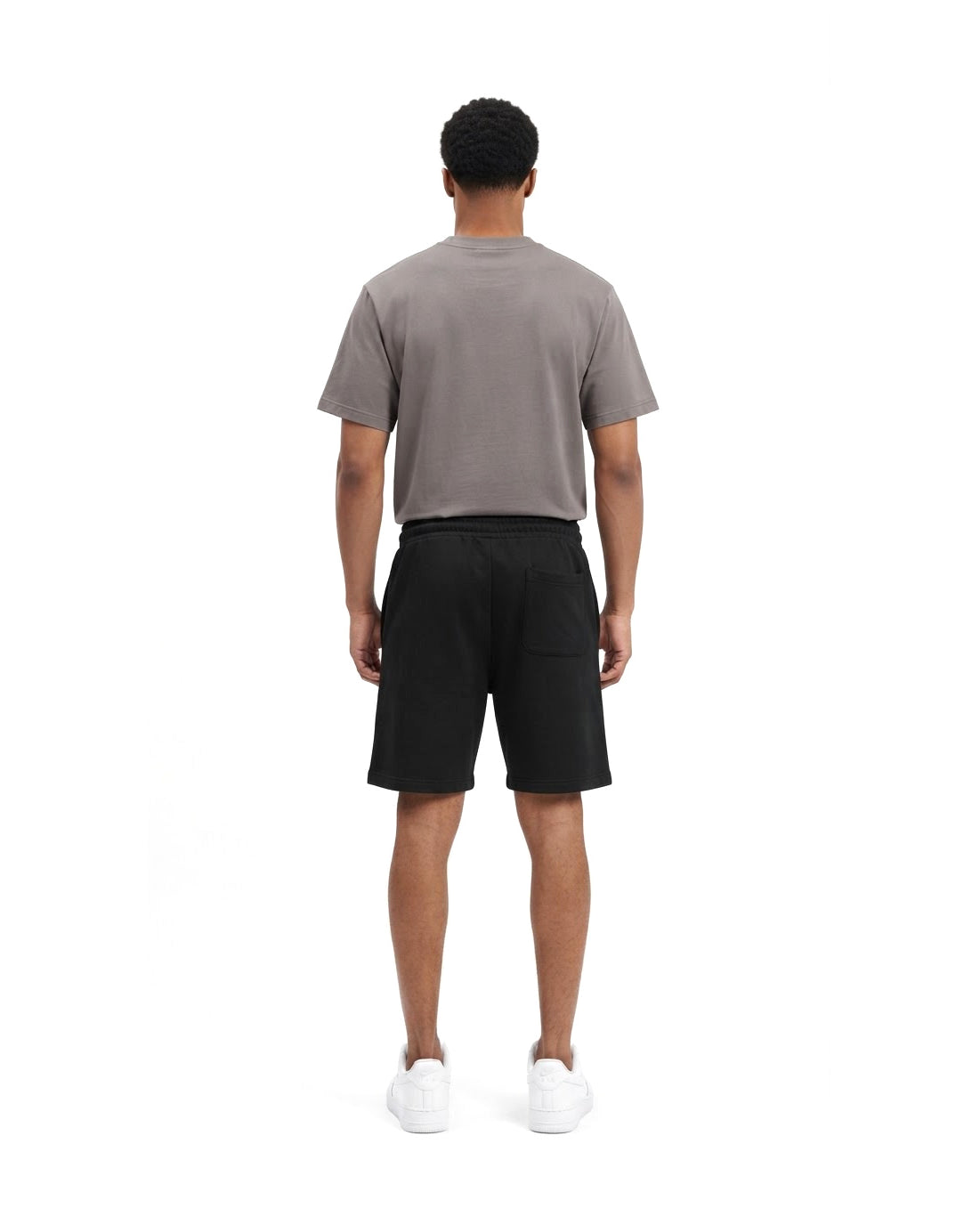Ensemble T-shirt Gris Taupe & Short Noir