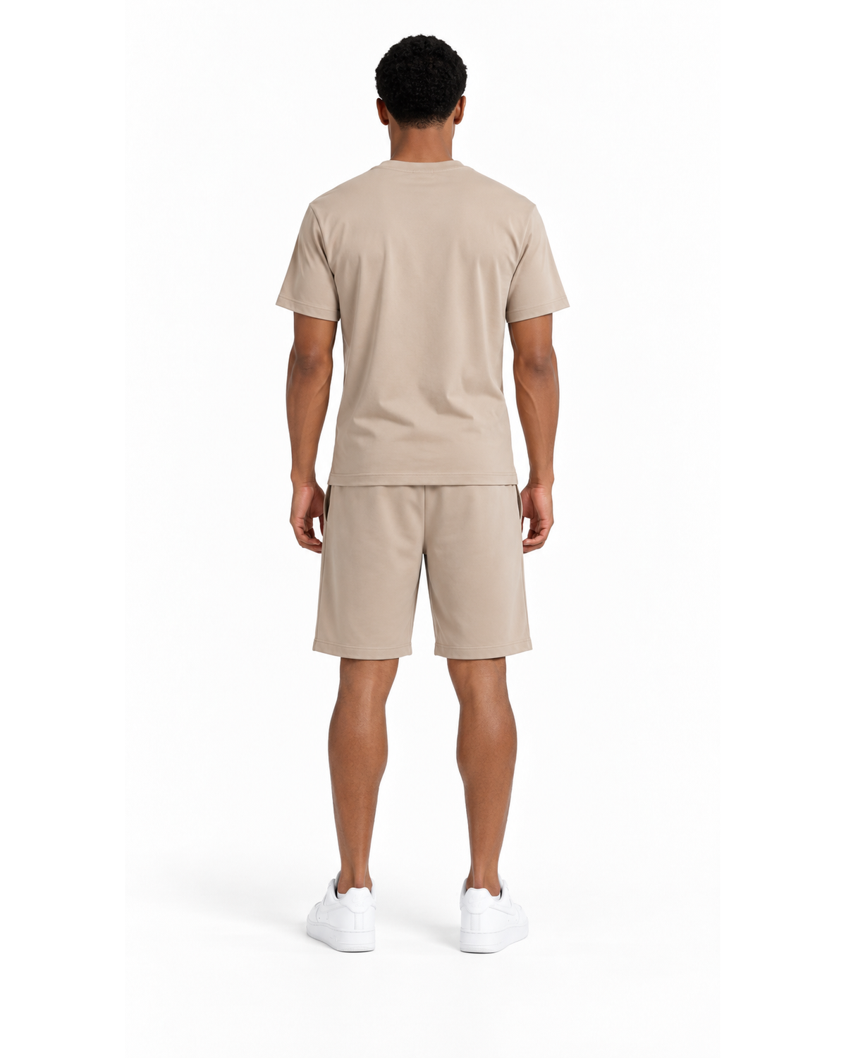 Ensemble T-shirt Beige & Short Beige