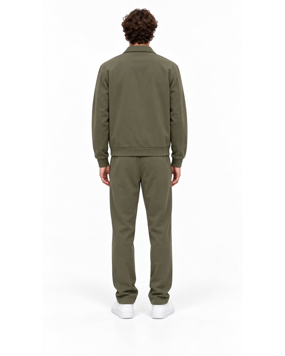 Ensemble Veste Kaki & Pantalon à Cordon Kaki