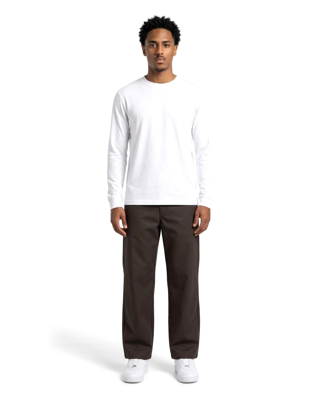 T-shirt Manches Longues Blanc