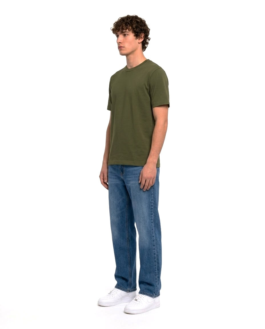 Ensemble T-shirt Kaki & Jean Bleu