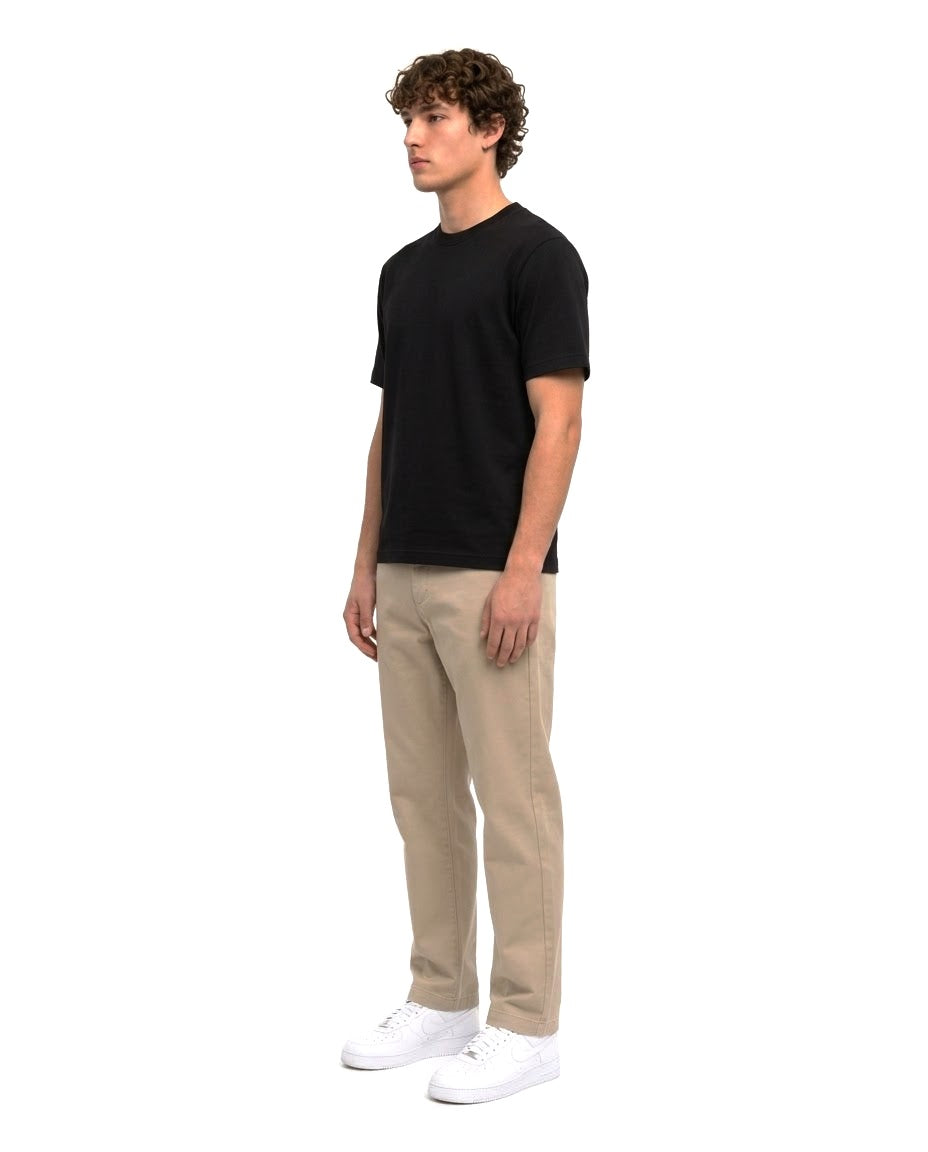 Ensemble T-shirt Noir & Pantalon Beige