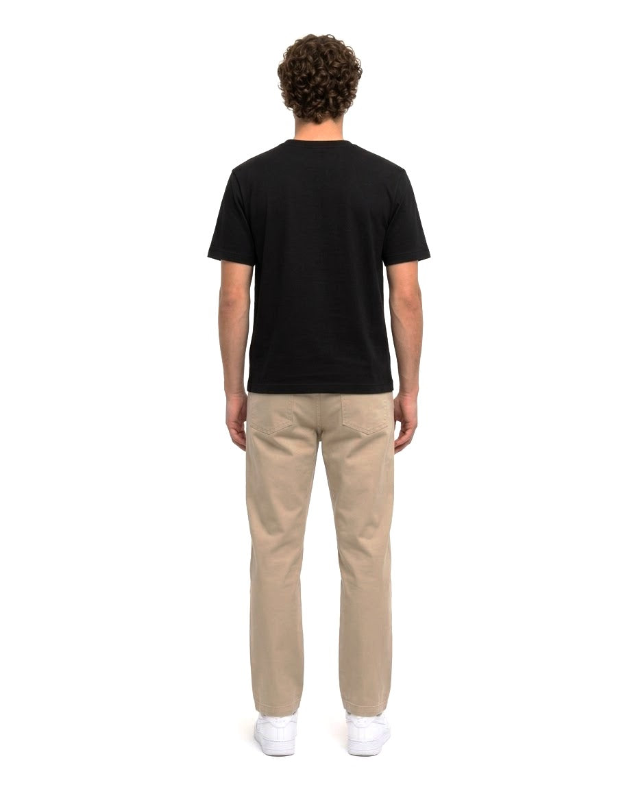 Ensemble T-shirt Noir & Pantalon Beige