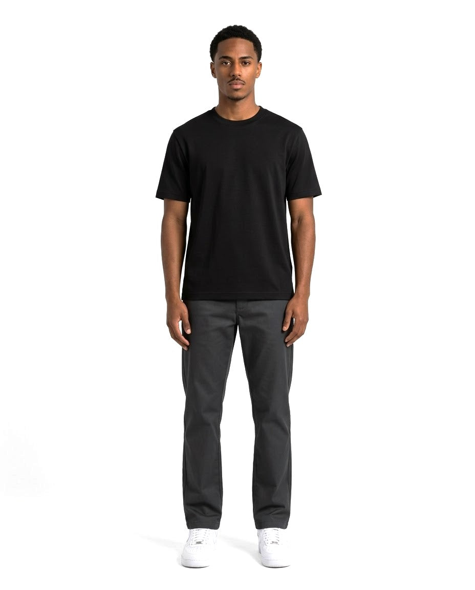Ensemble T-shirt Noir & Pantalon Gris Anthracite